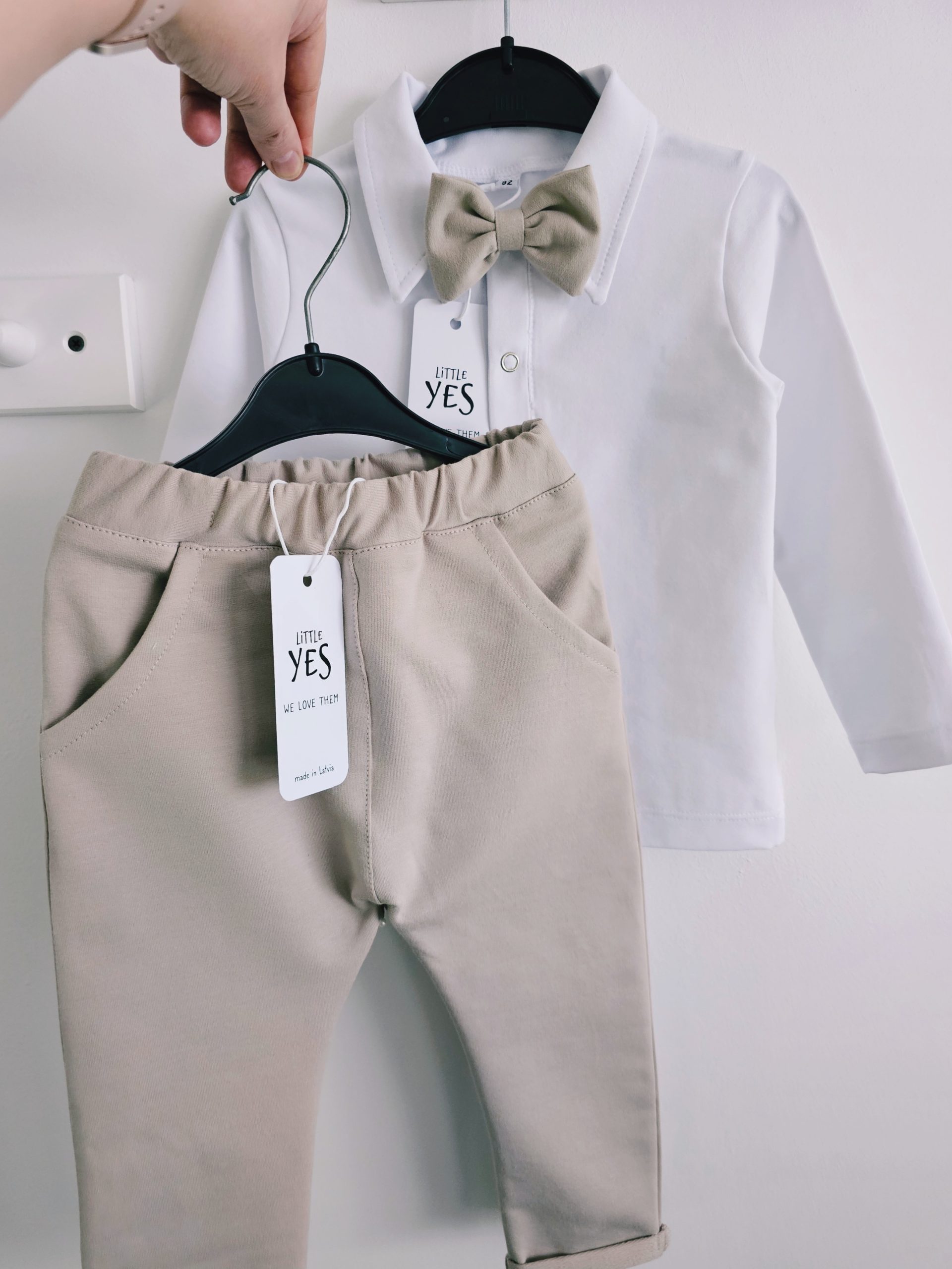 Svētku tērps lielākiem zēniem “Bēšs” no 92-140 izmēram - Image 4