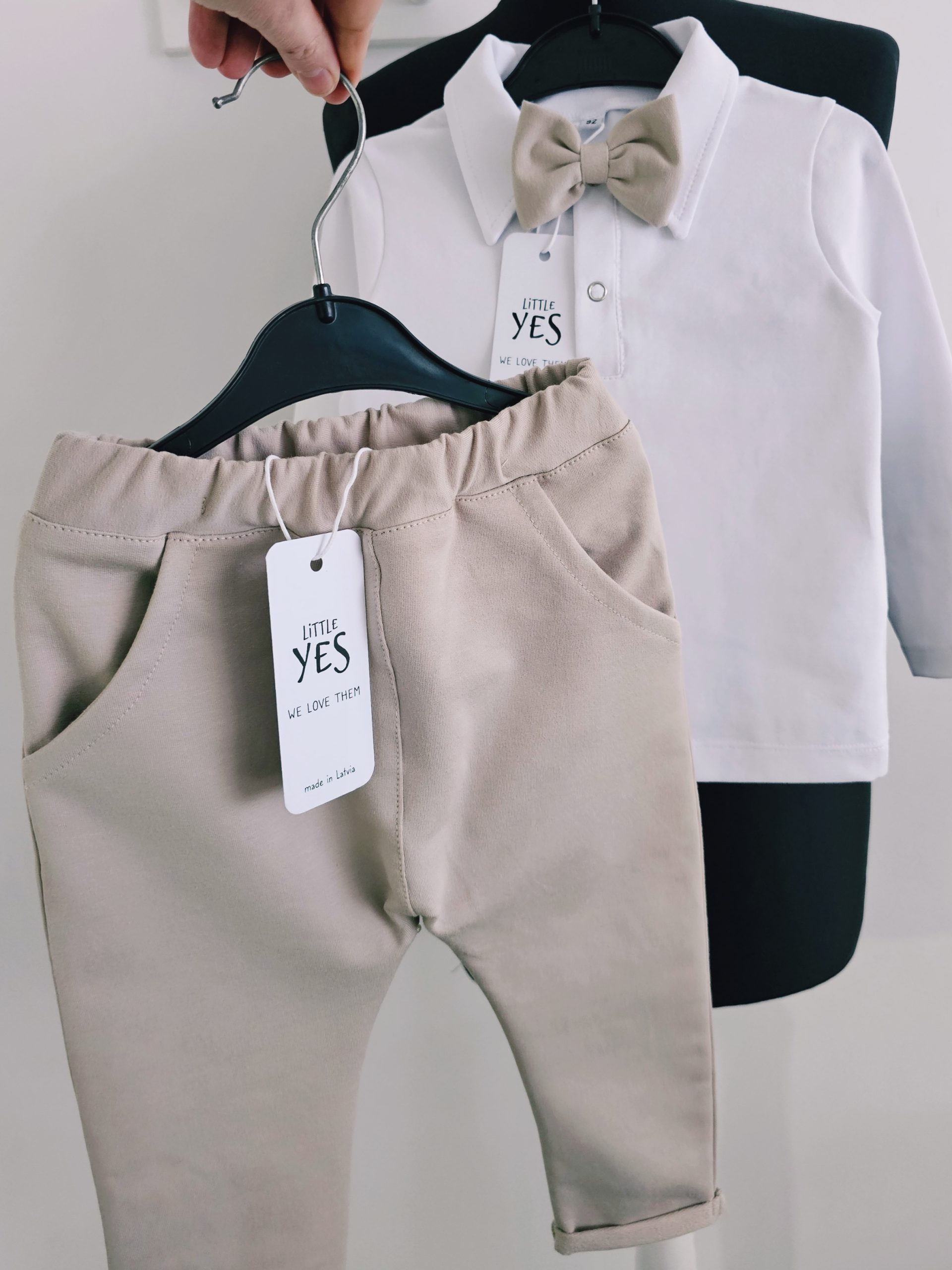 Svētku tērps lielākiem zēniem “Bēšs” no 92-140 izmēram - Image 5