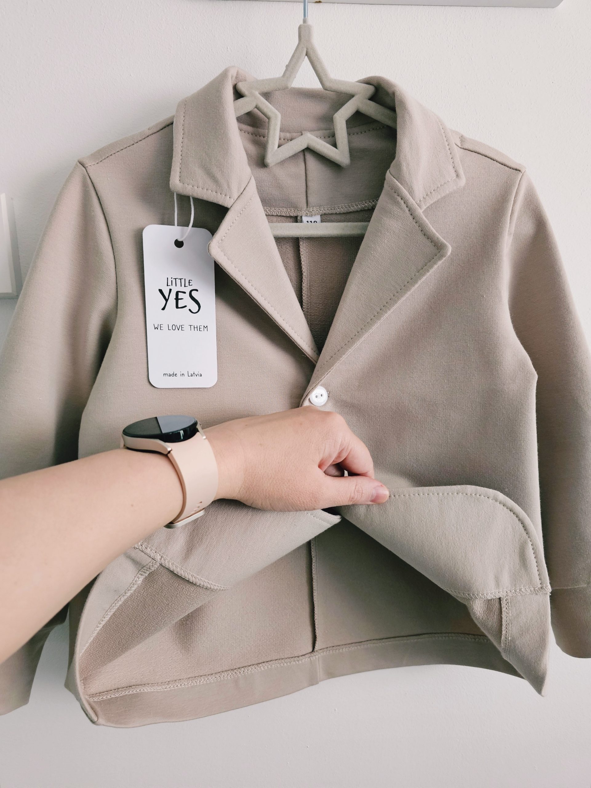 Žakete lielākiem zēniem "Bēšs" no 104-140 izmēram - Image 5