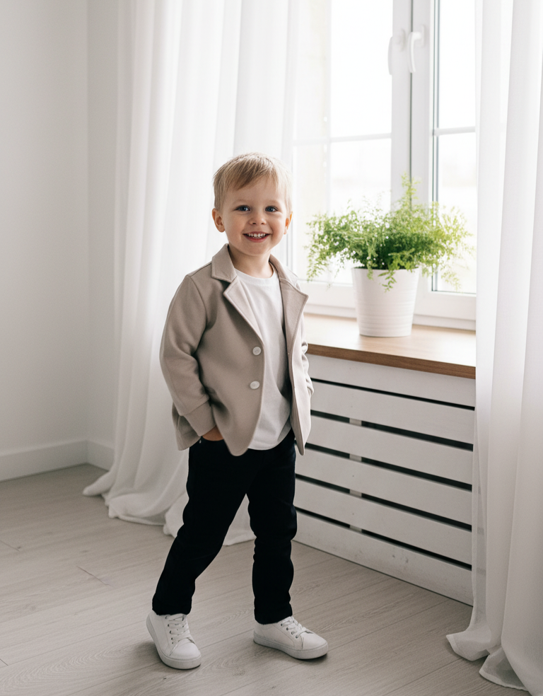 Žakete lielākiem zēniem "Bēšs" no 104-140 izmēram - Image 2