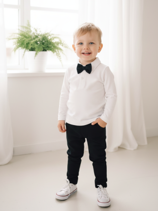 Svētku tērps lielākiem zēniem “Melnais princis” no 92-140 izmēram