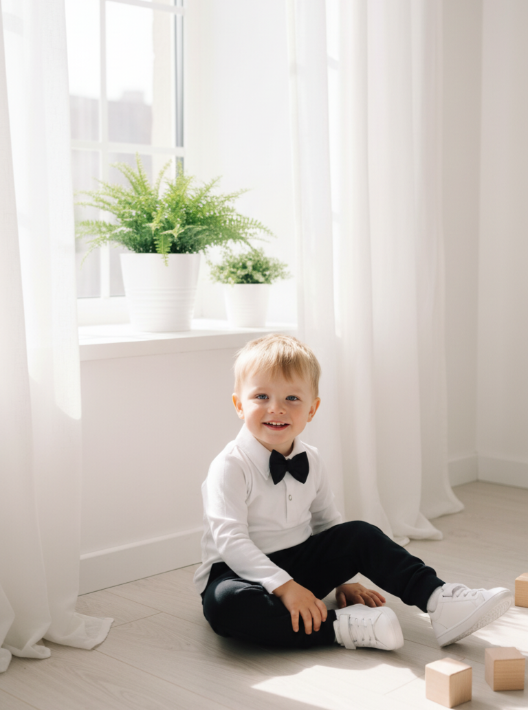 Svētku tērps lielākiem zēniem “Melnais princis” no 92-140 izmēram - Image 3