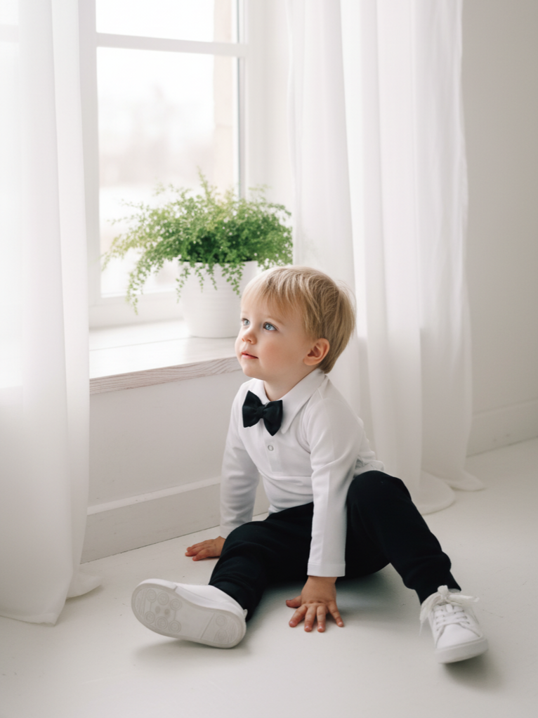 Svētku tērps lielākiem zēniem “Melnais princis” no 92-140 izmēram - Image 2