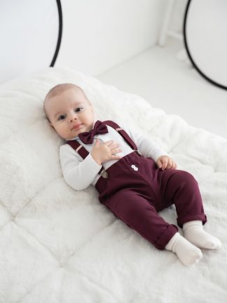 Svētku tērps mazuļiem “Bordo” no 62-92 izmēram